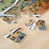 Atlanta-Cartoon-Karten-Puzzlespiel Puzzle (Seite)