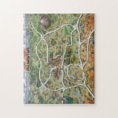 Atlanta-Cartoon-Karten-Puzzlespiel Puzzle (Vertikal)