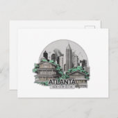Atlanta City Georgia USA Postkarte (Vorne/Hinten)
