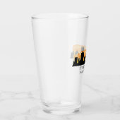 Atlanta City Skyline Map Koordinaten Glas (Rechts)
