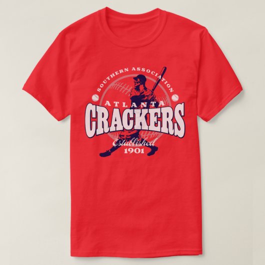 Atlanta Crackers Baseball T-Shirt (Design vorne)