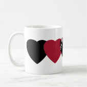 Atlanta Falcons Football Herzdesign Kaffeetasse (Links)