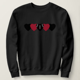Atlanta Falcons Heart Football Sweatshirt