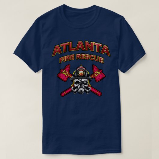 Atlanta-Feuer-Rettung T-Shirt (Design vorne)