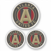 ATLANTA FOOTBALL CLUB TEAM MLS AUFKLEBER (Vorderseite)