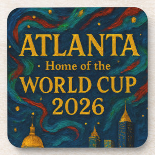 Atlanta Football Elegante Kunstwerke 2026 Getränkeuntersetzer
