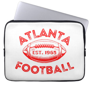 Atlanta Football im Vintage-Stil  Laptopschutzhülle
