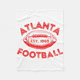 Atlanta Football Vintag Style Fleecedecke