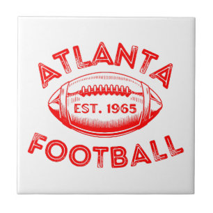 Atlanta Football Vintag Style Fliese