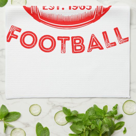 Atlanta Football Vintag Style Geschirrtuch (Gefaltet)