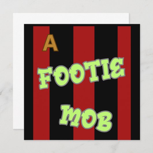 Atlanta Footie Mob United MLS Fans Einladung (Vorne/Hinten)