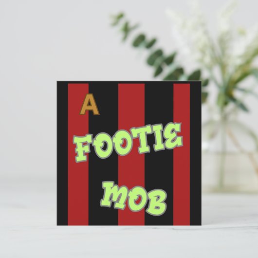 Atlanta Footie Mob United MLS Fans Einladung (Stehend Vorderseite)