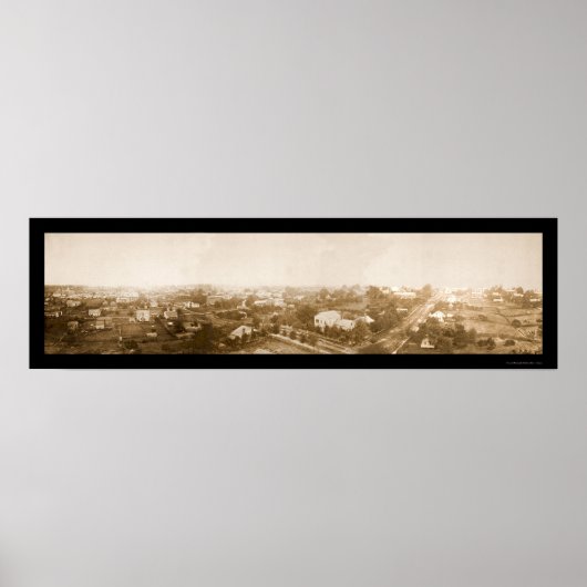 Atlanta-Foto aus dem zivilen Krieg 1864 Poster (Vorne)