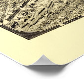 Atlanta, GA Panorama Karte - 1919 Poster (Ecke)