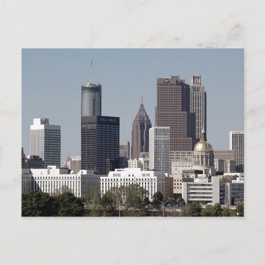 Atlanta Geogia Postkarte (Vorderseite)