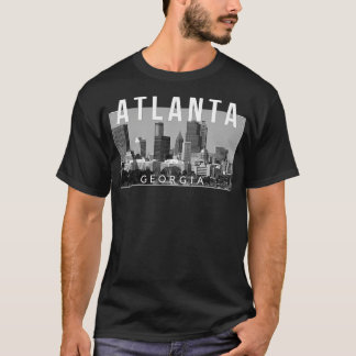 Atlanta Georgia ATL The A Gate City Skyline T-Shirt