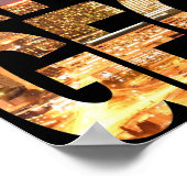 Atlanta Georgia bei Twilight Poster (Ecke)