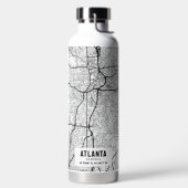 Atlanta, Georgia City Map Wasserflasche Trinkflasche (links)