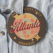 Atlanta Georgia City Modededekoration Button (Beispiel)