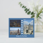 Atlanta, Georgia City Postcard Postkarte (Stehend Vorderseite)
