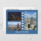 Atlanta, Georgia City Postcard Postkarte (Vorne/Hinten)