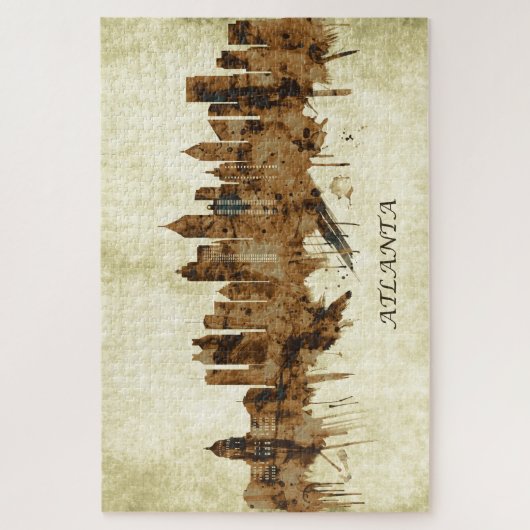 Atlanta Georgia City Puzzle (Vertikal)
