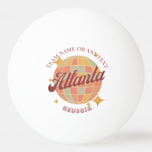 Atlanta Georgia City Tischtennis Club Tischtennisball