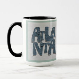 Atlanta Georgia Denim Mug  Tasse