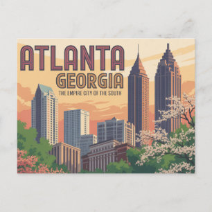 Atlanta Georgia Die Empire City des Südens Postkarte