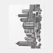 Atlanta Georgia Fleecedecke (Vorderseite)