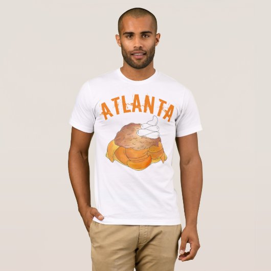 Atlanta Georgia GA Peach Cobbler Southern Dessert T-Shirt (Vorne ganz)