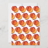 Atlanta Georgia GA Peach Doaches Pfirsiche Einladung (Rückseite)