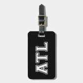 Atlanta Georgia Gepäckanhänger (Vorderseite vertikal)