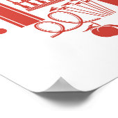 Atlanta Georgia Icons Poster (Ecke)