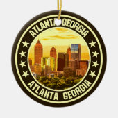 Atlanta Georgia Keramik Ornament (Vorne)