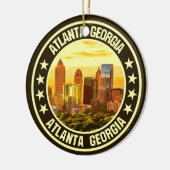 Atlanta Georgia Keramik Ornament (Links)