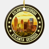 Atlanta Georgia Keramik Ornament (Hinten)