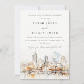 Atlanta Georgia Landscape Wedding Jubiläum Einladung (Vorderseite)