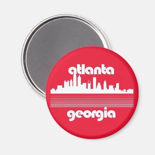 Atlanta Georgia Magnet (Vorderseite/Rückseite)