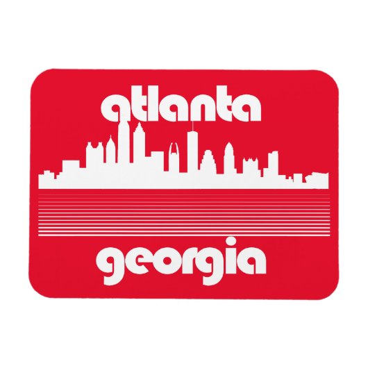 Atlanta Georgia Magnet (Horizontal)