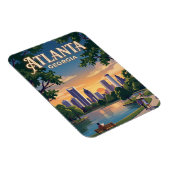 Atlanta Georgia Magnet (Rechte Seite)