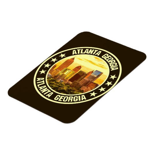 Atlanta Georgia Magnet (Linke Seite)