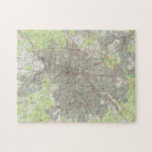 Atlanta Georgia Map (1981) Puzzle (Horizontal)