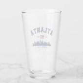 Atlanta Georgia Modern Cityline Glas (Rückseite)