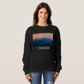 Atlanta Georgia Mountain sunset hometown Sweatshirt (Vorne ganz)