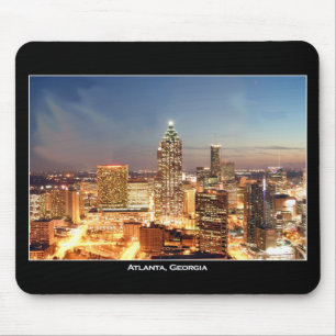 Atlanta, Georgia nachts - schöne Skyline Mousepad