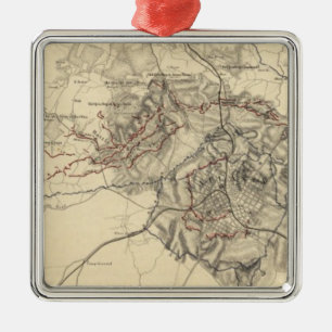 Atlanta, Georgia Ornament Aus Metall