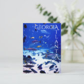 Atlanta Georgia Phantastische Sehenswürdigkeiten Postkarte (Stehend Vorderseite)