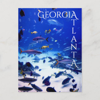 Atlanta Georgia Phantastische Sehenswürdigkeiten Postkarte