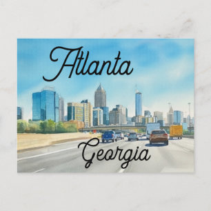 Atlanta Georgia Postkarte